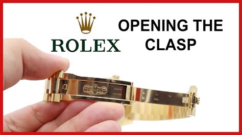 comment ouvrir le bracelet d une montre rolex|how to open Rolex watch.